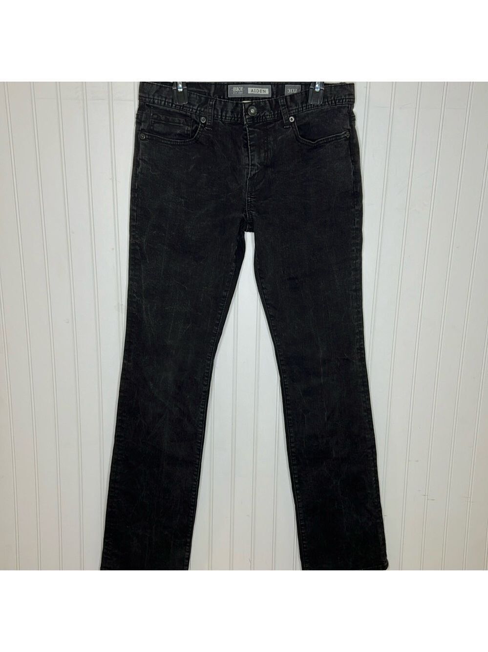 BKE Aiden Bootleg Jeans in Black Size 31XL